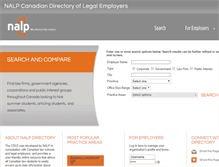 Tablet Screenshot of nalpcanada.com